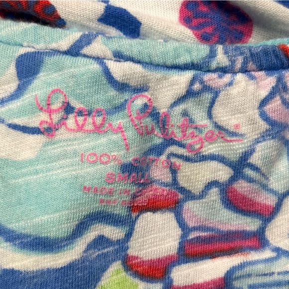 Bundle (2) Lilly Pulitzer Tops Small Wynne Ruffle Monterey Racer Back - Picture 6 of 15